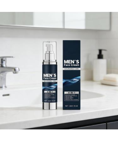  JINGLING JINGLING Men's Face Cream | 6-in-1 Moisturizing Cream with Plumping Effect 50g Day and Night Face Cream For Travel and Home Use - Buy Online on GoSupps.com