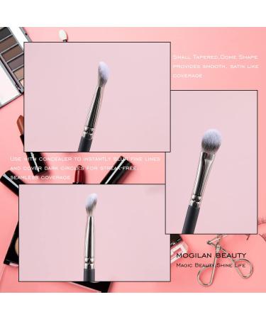 Mogilan Under Eye Concealer Brush for Brightening and Blending | Covers Blemishes, Dark Circles, and Puffiness | Ideal for Powder and Liquid Cosmetics - Buy Online on GoSupps.com