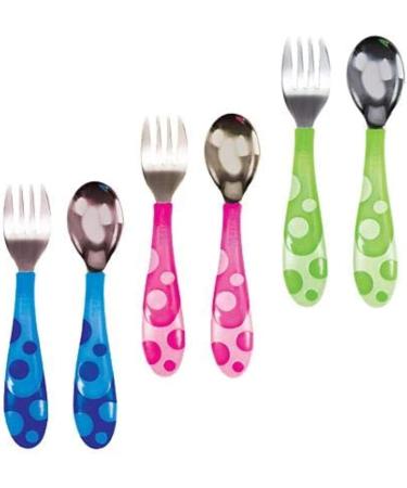 Munchkin Toddler Fork and Spoon Set - Assorted Colors, 1 Count - Buy Online on GoSupps.com