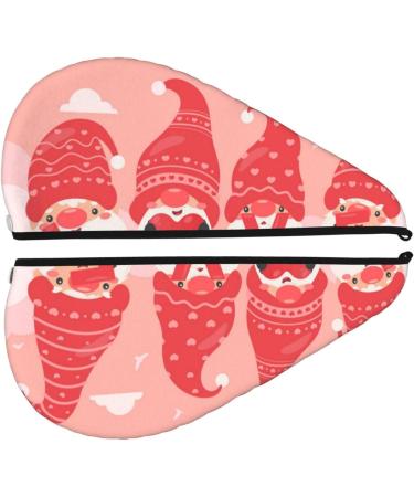 LOVE Gnomes Microfiber Hair Towel Wrap - Soft Super Absorbent Coral Velvet for Long Curly & Thick Hair - Buy Online on GoSupps.com