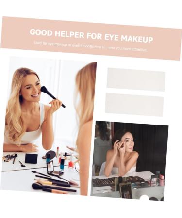 Housoutil 16pcs Lace Double Eyelid Sticker Female Makeup Eyelid Sticker Comfortable Eyelid Tape Post Net Mesh 2.8x0.4x0.1cm Yellow - Buy Online on GoSupps.com