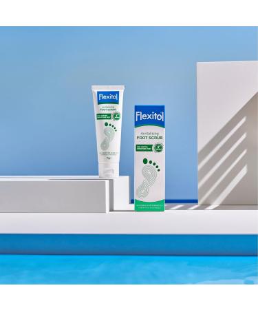 Flexitol Revitalising Foot Scrub for Softer Smoother Feet For Hard Dead Skin - 75g - Buy Online on GoSupps.com