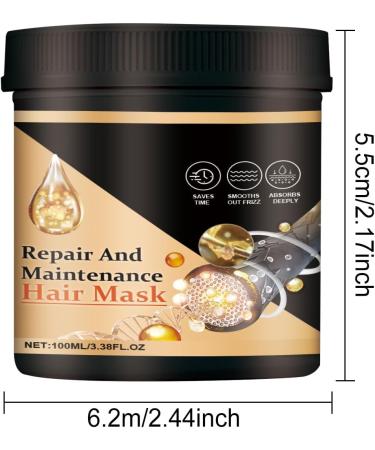STRAIGHT Nourishing and repairing hair mask 100 ml hair mask for indepth repair moisturizing and restorative leavein conditioner cream moisturizing hair mask for dry and durable hair - Buy Online on GoSupps.com