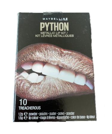 Maybelline New York - Metallic Python Lipstick Set 10 Treacherous