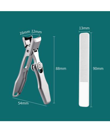 Cumuul Nail Clipper - Stainless Steel Slanted Fingernail & Toenail Cutter with Catcher | Ultra Sharp Durable & Stylish for All | Shop Now at Dotmalls - Buy Online on GoSupps.com
