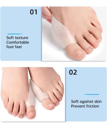 Orthopedic Toe Separator Corrector Set for Women & Men - 5 Pack Non-Surgical Hallux Valgus Correction - Big Toe Straightener for Comfortable Wear - yn1160 - Buy Online on GoSupps.com