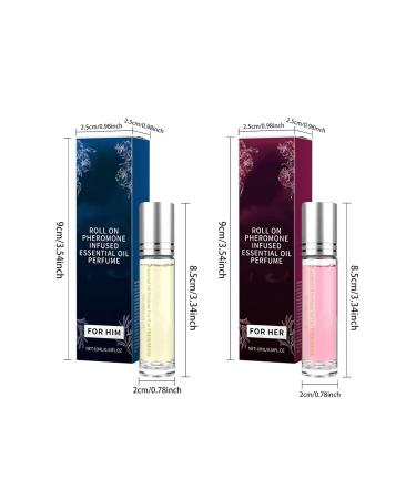 Women Enhanced Pheromone Perfume Pheromones Perfumes for Women Long Lasting Roll on Pheromone Perfume to Attract Men (Men) - Buy Online on GoSupps.com