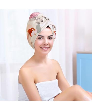 FIOBEE Microfiber Hair Towel Wrap 3 Pack - Absorbent Hair Turbans for Women, Girls, Kids - Ideal for Wet Hair Drying - With Button Closure - Gray - Buy Online on GoSupps.com