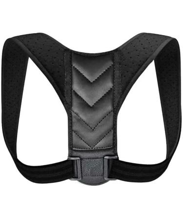 Back Posture Corrector Brace Support Belt Clavicle Spine Back Shoulder Lumbar Posture Correction Shoulder Back Blet black L