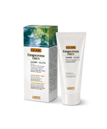 Guam Fangocrema Dren Cream Formula with Draining Effect - Seaweed Mud Body Cream - Sea Salt & Caffeine for Water Retention - Body Tightening Cream - 200 ML Beauty