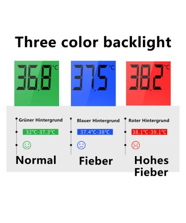 Buy Infrared Forehead Thermometer - Contactless Baby Thermometer with LCD Display Instant Reading & Fever Alarm - Non-Medical Digital Thermometer for Home Use - Buy Online on GoSupps.com