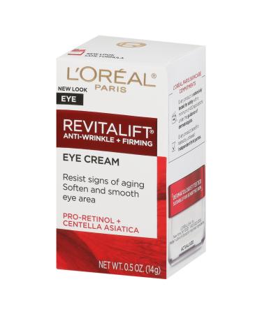 L Oreal ParisPersonal Care - - RevitaLift Anti-Wrinkle + Firming Eye Cream 14g/0.5oz 0.5 Ounce (Pack of 1)