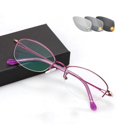Buy Pakmez Photochrome Reading Glasses +0.75 | Blue Light Blocking Comfortable Anti-UV | Stylish Red for Men & Women - International Shipping Available - Buy Online on GoSupps.com