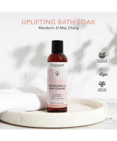 Tisserand Mandarin & May Chang Bath Soak - Uplifting Aromatherapy Formula - Buy Online on GoSupps.com
