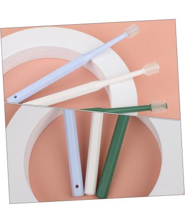 WOONEKY 4pcs Toothbrush Kitten Supplies Pet Oral Care Brush off Cats Dog Toothpaste Plastic - Buy Online on GoSupps.com