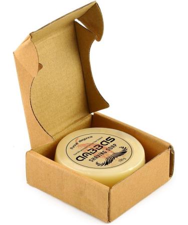 Anbbas 100g Shaving Soap Refill - Goat Milk from New Zealand - Barber Traditional Wet Shaving - 3.5OZ - Buy Online on GoSupps.com