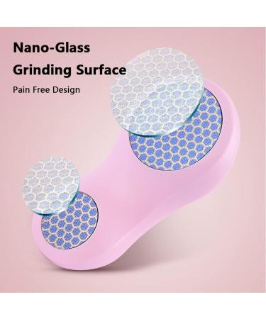 2 in 1 Foot File Nano Glass Feet Callus Remover Sandpaper File Scrubber High-Density Fine Crystal File Not Hurt Your Feet for Home Salon Foot Care Travel Use - Buy Online on GoSupps.com