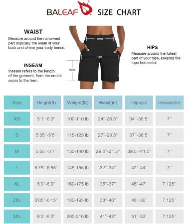 BALEAF Women's High Waisted Running Bermuda Shorts with Pockets - Black, Large - Buy Online on GoSupps.com