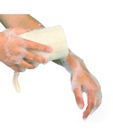 ZOMTOP Natural Loofah Exfoliating Bath Sponge - 3 Pack of 4, Eco-Friendly Scrubber for Skin Exfoliation - Buy Online on GoSupps.com