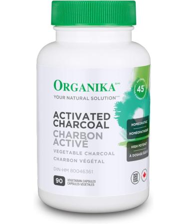 Organika Full Spectrum Plant Enzymes- Helps Break Down Carbs Fat Protein Dairy- 60 vcaps & Activated Charcoal- Homeopathic Charcoal Digestive Support Detox Gas and Bloating Support- 90vcaps - Buy Online on GoSupps.com