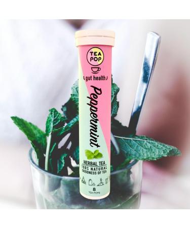 Buy 100% Natural Peppermint Tea Pop - Crystallized WildBerry Punch | International Shipping Available - Buy Online on GoSupps.com