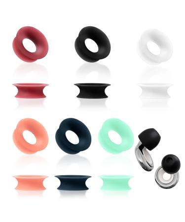 12pcs Mute Style Pack for Earplugs Quiet Ear Plugs Accessories for Extra 5 Db Noise Earplugs Mute Style Pack Ear Plugs Quiet Earplugs for Outdoor Office Sound Sensitive Sleeping