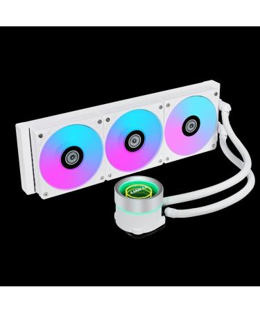 Lian Li Galahad II Trinity ARGB AIO Cooler - 360mm White Radiator with SF-Inf Fan & Stunning ARGB Lighting - Buy Online on GoSupps.com