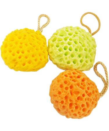 FRCOLOR Relax 9 Pcs Honeycomb Bath Sponge - Luxurious Shower Ball for Bubbles | 1 Count Pack - Buy Online on GoSupps.com