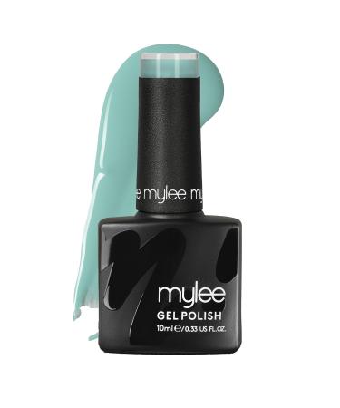 Mylee Gel Nail Polish 10ml Tiffany UV/LED Soak-Off Nail Art Manicure Pedicure for Professional Salon & Home Use Blue Range - Long Lasting & Easy to Apply MG0181 - Tiffany