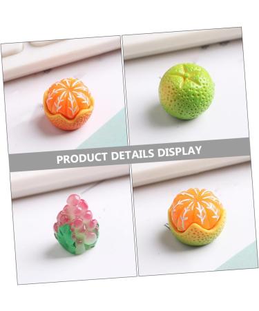 CORHAD 24pcs Artificial Fruit Doll Fruits Lemon Slice Model Fruits Cake Topper Realistic Grape Props Lifelike Grape Props Hairclips Photo Frames Ornaments Material Phone Case Resin Child - Buy Online on GoSupps.com