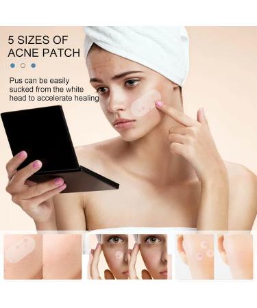 Buy Ikasus Acne Patch - 80 Hydrocolloid Pimple Dots with Tea Tree & Calendula Oil | Invisible Acne Absorbing Covers - 5 Sizes for Face & Body - International Shipping Available - Buy Online on GoSupps.com
