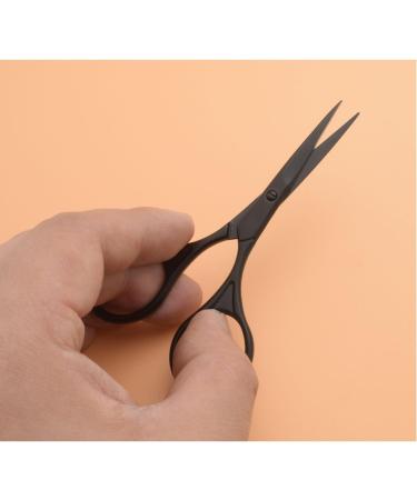 Multicolor Small Nose Scissors - Stainless Steel Mini Beauty Scissors for Grooming Eyebrows Nose Mustache & Beard - Buy Online on GoSupps.com