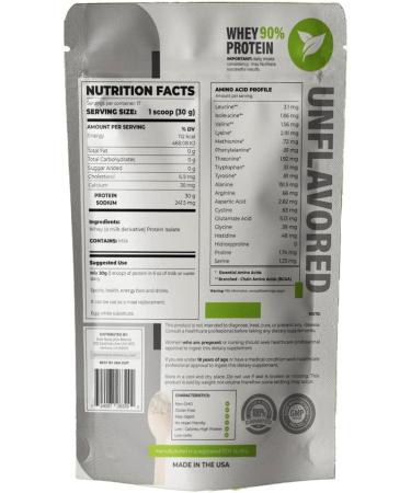 Buy Gluten-Free Whey Protein Isolate 30g Serving - Non-GMO BCAAs 500g (1.1 lbs) - International Shipping Available - Buy Online on GoSupps.com