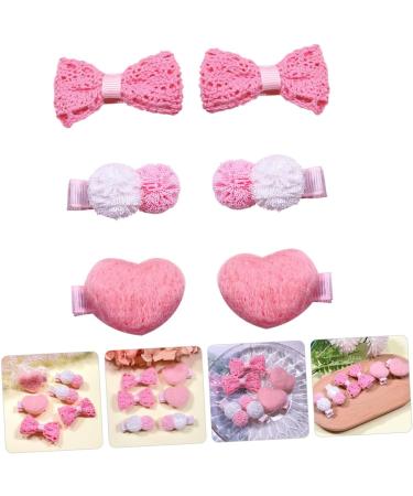 MAGICLULU 3 Pairs Miss hair accessories hair clips for small hair clips cloth clip elastic girl Metal three-dimensional bangs clip bow tie bow clips clips for hair - Buy Online on GoSupps.com