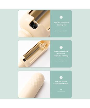 Portable Pet Hair Remover Roller - 100g Reusable Lint Roller for Couch Car Carpet & Furniture - Efficient Pet Hair Removal Tool in Yellow - Buy Online on GoSupps.com