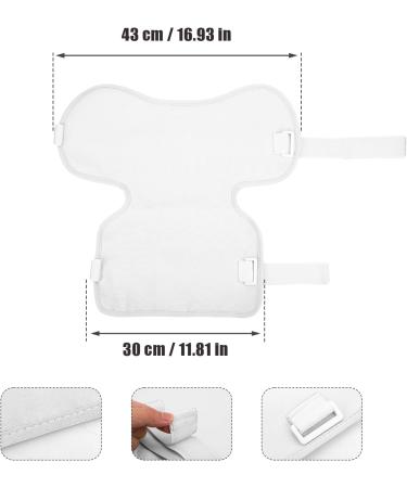 Peutier Adjustable Castor Oil Packs for Shoulders - Flannel Compress Wrap with Velcro Fastener (No Oil Included) - Enhance Wellness Internationally - Buy Online on GoSupps.com