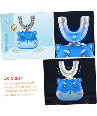 FRCOLOR Kids Electric Toothbrush Sets - U-Shape Smart Safety Toothbrush for Children - Buy Online on GoSupps.com