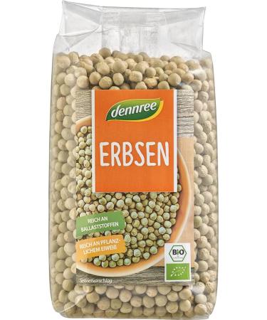 dennree Green Peas whole (500 g) - Organic 500 g (1 pack)