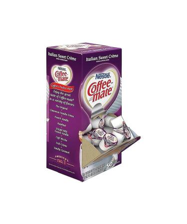 Buy Coffee-mate Italian Sweet Cr me Liquid Coffee Creamer - 50 Cups 0.375 oz Each | International Shipping Available - Buy Online on GoSupps.com