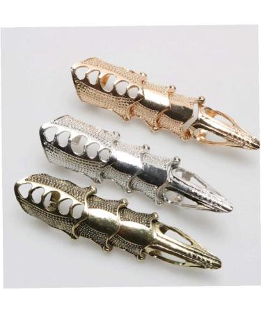 Bendable Joint Nail Ring - Gothic Punk Full Finger Armor Ring Jewelry | Silver Claw Design - Worldwide Shipping - Buy Online on GoSupps.com