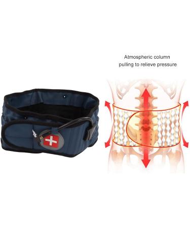 XCELLO Decompression Back Belt - TPU Lumbar Support for Muscle Relaxation & Back Relief (23cm Blue) - Buy Online on GoSupps.com