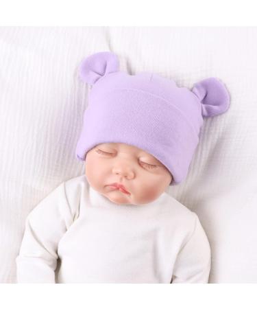 XIAOHAWANG Newborn Hospital Hat Preemie Cotton Bear Ears Baby Beanie 0-6 Months - Color-C - Buy Online on GoSupps.com