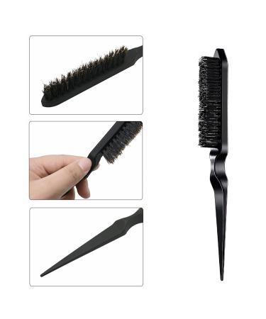 JEOPOOM Hair Comb Set (3 Pieces) - Sleek Bun Brush & Double Edge Hairbrush for Men & Women - Perfect Hairdresser Comb Set in Black - Buy Online on GoSupps.com
