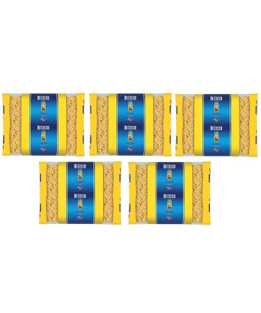 De Cecco De Cecco Penne Rigate Pack of 5 100% Italian Wheat Semolina Pasta 3 kg