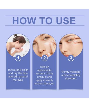 Firming Eye Cream - Improves Eye Elasticity Tightens Eye Bags Reduces Dark Circles Minimizes Fine Lines(1pcs) 1 Count (Pack of 1) - Buy Online on GoSupps.com