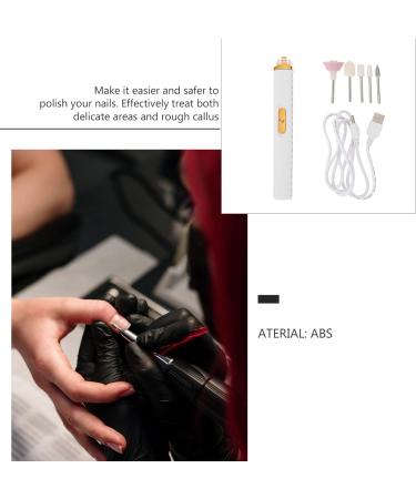 POPETPOP 2pcs nail polisher manicure tools nail drill professional Manicure pedicure tool Nail sanding tool mini nail files rechargeable nail drill electric nail filer nail drill file 15.2X2X2CMx2pcs Whitex2pcs - Buy Online on GoSupps.com