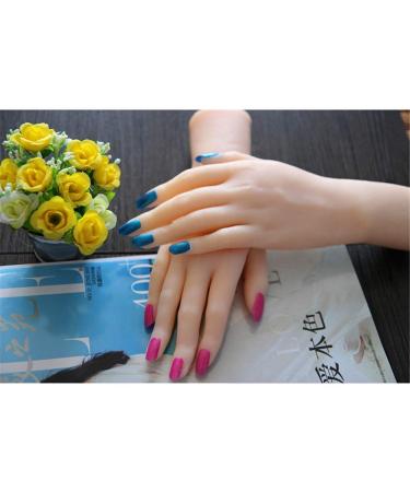 SLRMKK Soft Hands Silicone Lifelike Hand 2020 Newly developed texture clear rosy fingers can be bent hand surface soft hand b right hand
