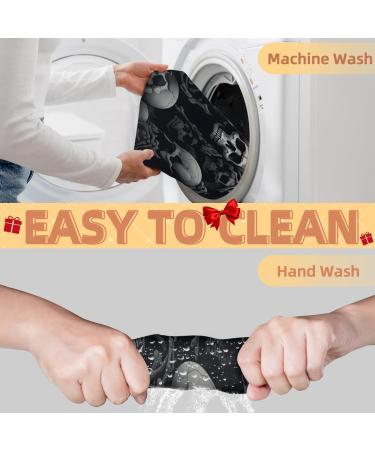 Beard Bib Apron - Halloween Skull Hair Catcher for Men's Shaving | Perfect Gifts for Dad Husband - Includes 2 Suction Cups - Buy Online on GoSupps.com