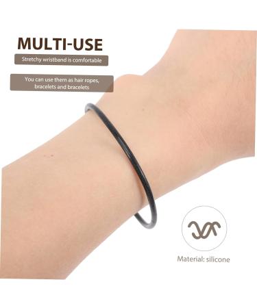 HOMSFOU 30 Pcs Jelly Bracelets 80 s Rubber Bracelet Silicone Jelly Bracelets Gummy Bracelets Neon Jelly Bracelets 80s Bracelets Stretchy Bracelet Elastic Rubber Band Child Silica Gel - Buy Online on GoSupps.com