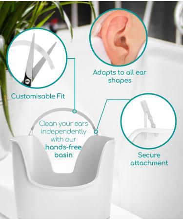 Medi Grade Ear Wax Remover Bottle 500ml - Complete Ear Cleaning Kit with Tools for Safe & Effective Wax Removal - Family Ear Syringe Included - Buy Online on GoSupps.com